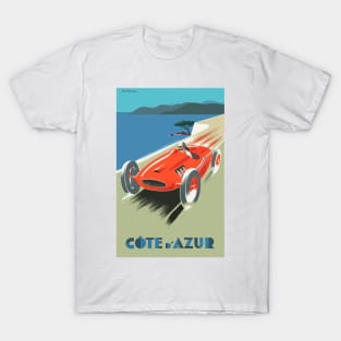 Cote d'Azur - Vintage Travel Poster T-Shirt